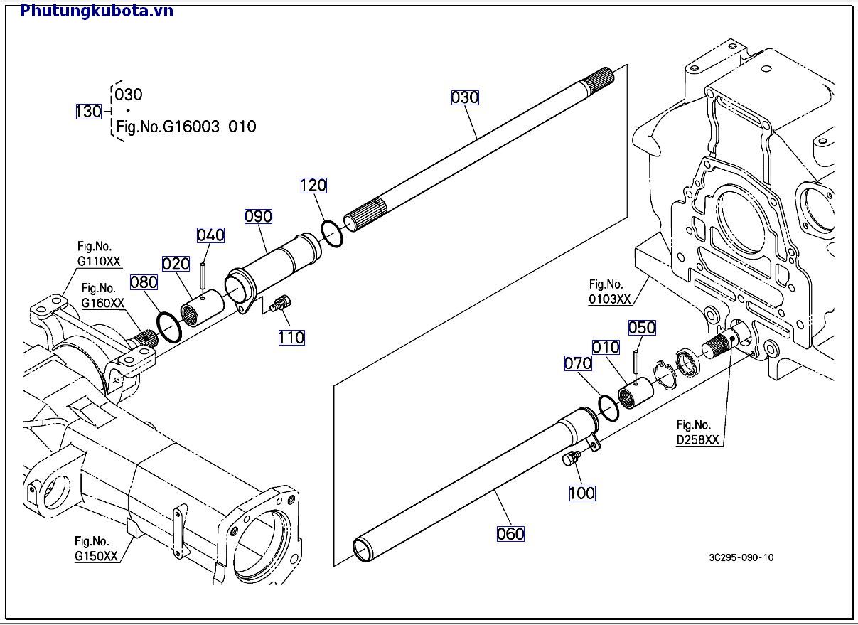 Trục truyền động mới 10001-49999
